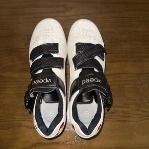 CYCLING SHOES Size 38 (US 7), White/Black